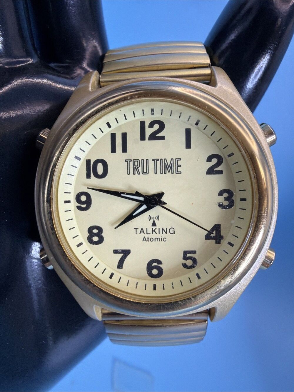 Talking Men's Watch Gold Tru Time